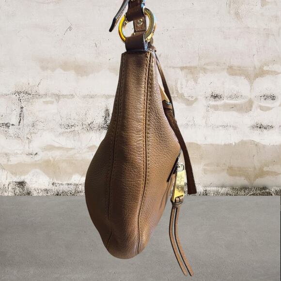 Michael Kors Rhea Hobo/Messenger Leather Bag and ID Card Holder - Picture 6 of 10